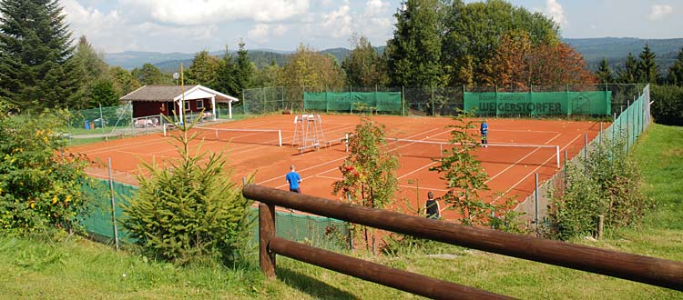 Tennisurlaub im Bayerischen Wald